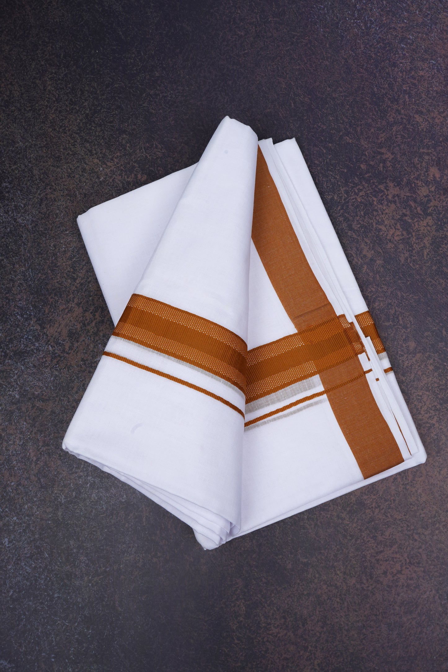FD-177 W/D DHOTI 3.80 MTR-Brown