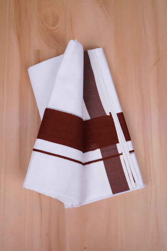 FCD-333 W/D DHOTI 3.80 MTR- Dark Brown