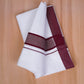 FCD-615 W/D DHOTI 3.80 MTR - Red