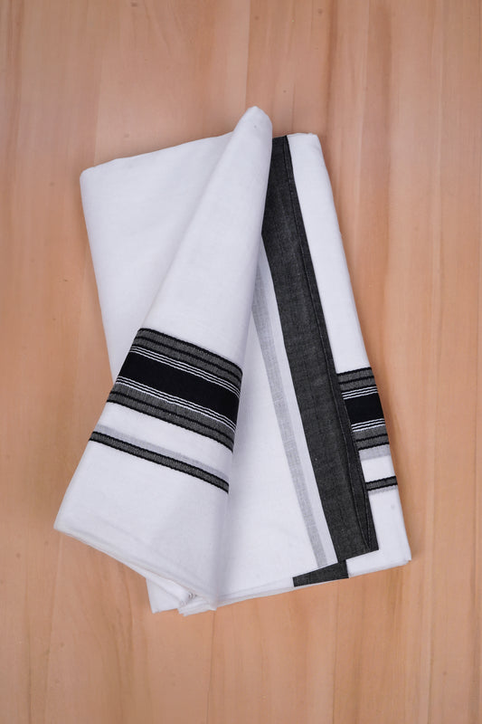FCD-618 W/D DHOTI 3.80 MTR - Black