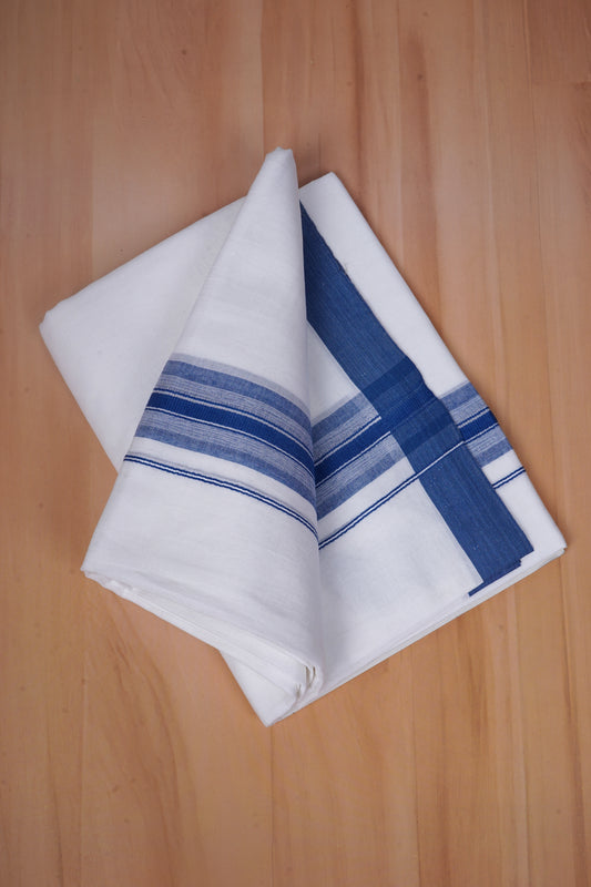 FCD-582 W/D DHOTI 3.80 MTR -Dark Blue