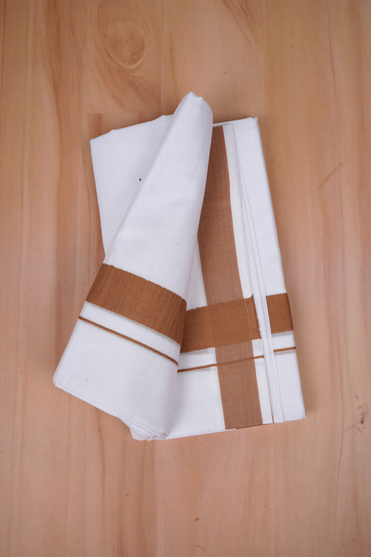 FCD-366 W/D DHOTI 3.80 MTR-Brown