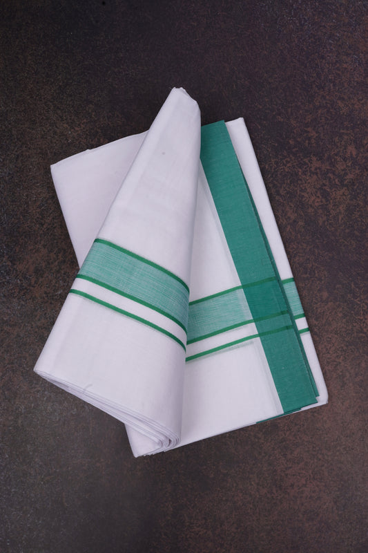 FD-108 W/D DHOTI 3.70 MTR-Green