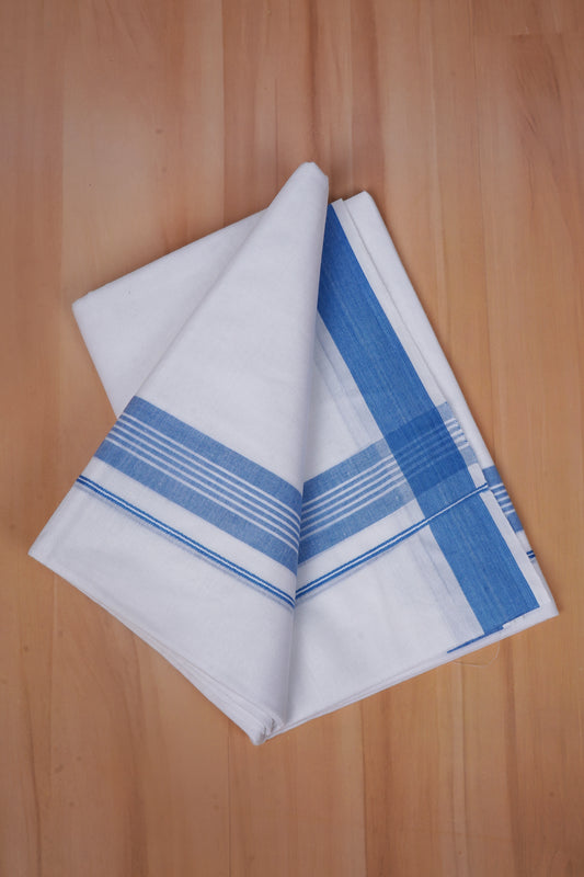 FCD-466 W/D DHOTI 3.80 MTR - Light Blue