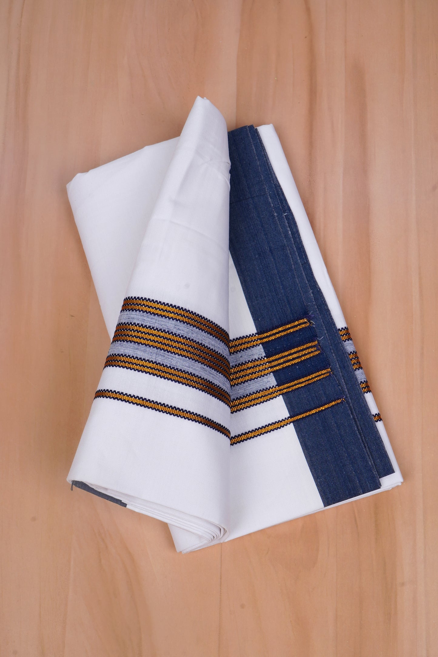 Heritage Gold W/S Dhoti 2.00 MTR - Dark Blue