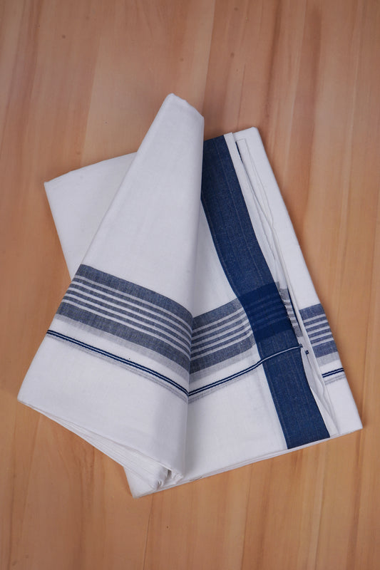FCD-466 W/D DHOTI 3.80 MTR - Blue