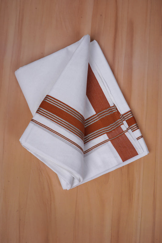 FCD-590 W/D DHOTI 3.80 MTR - D brown