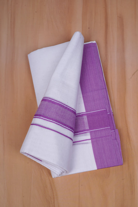 FCD-501 W/D DHOTI 3.80 MTR-Purple