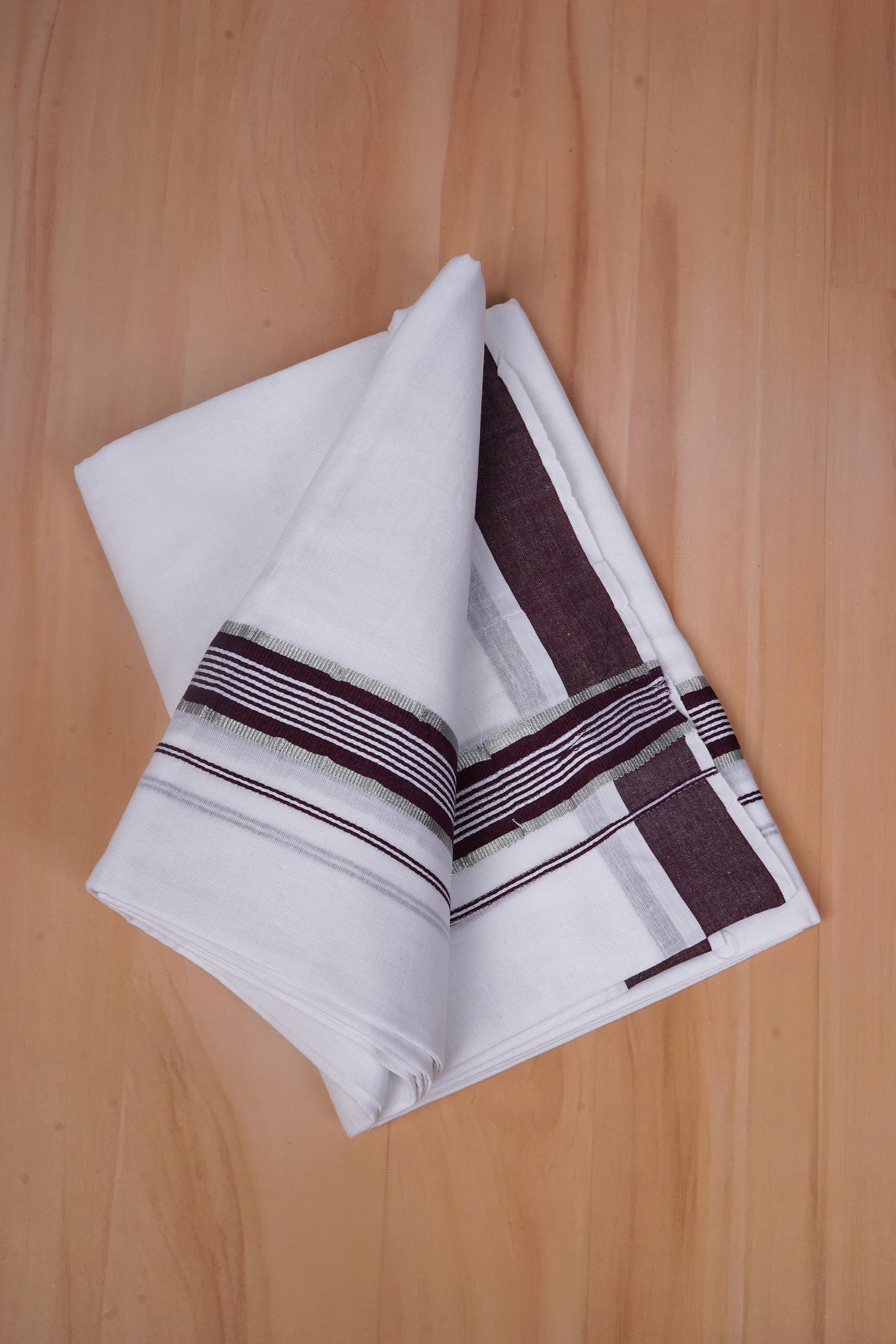 FCD-589 W/D DHOTI 3.80 MTR -  Brown
