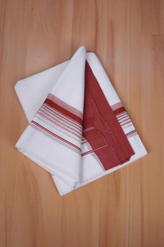 FCD-587 W/D DHOTI 3.80 MTR - Dark Pink