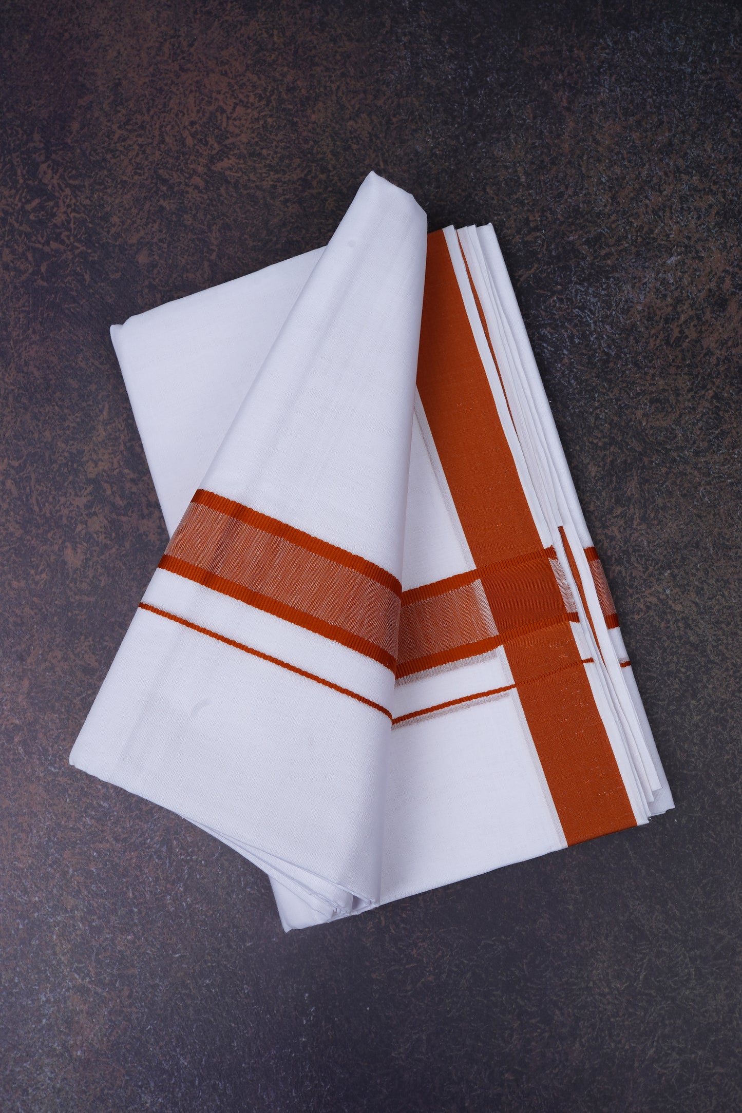 FD-91 W/D DHOTI 3.80 MTR-Brown