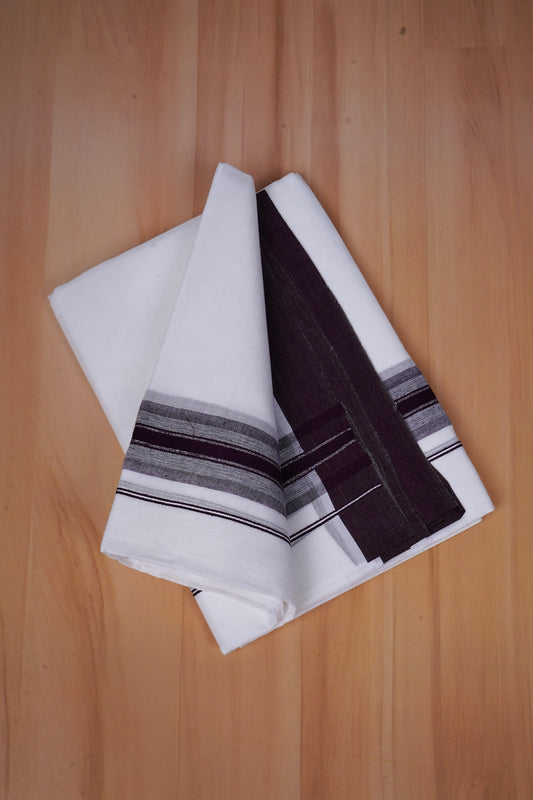 FCD-582 W/D DHOTI 3.80 MTR -Dark Blue