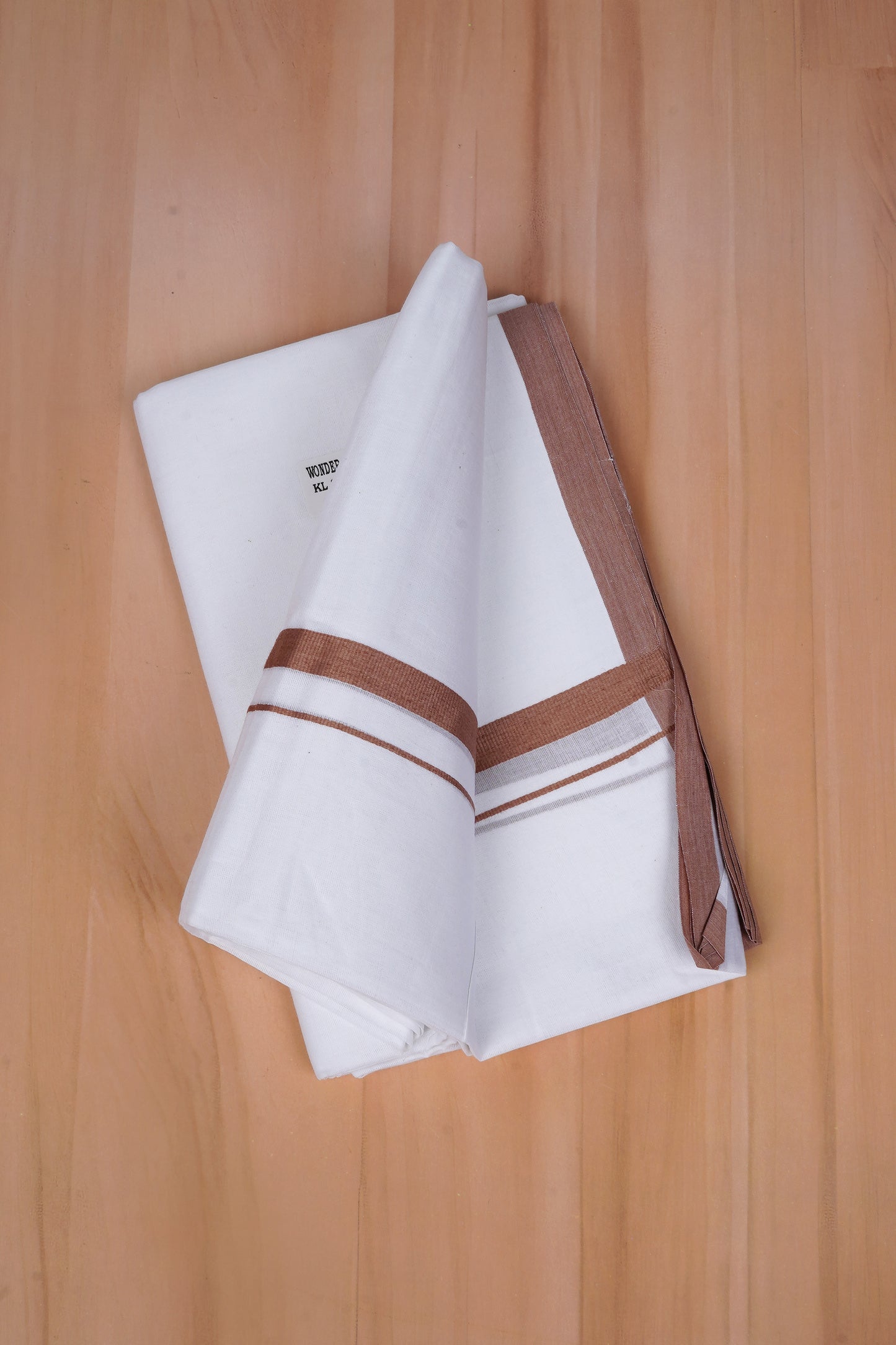 FCD-81 W/D DHOTI 3.80 MTR- Brown