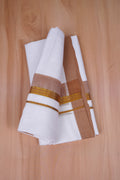 FCD-528 W/D DHOTI 3.80 MTR-Brown