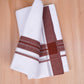 FCD-429 W/D DHOTI 3.80 MTR- Brown
