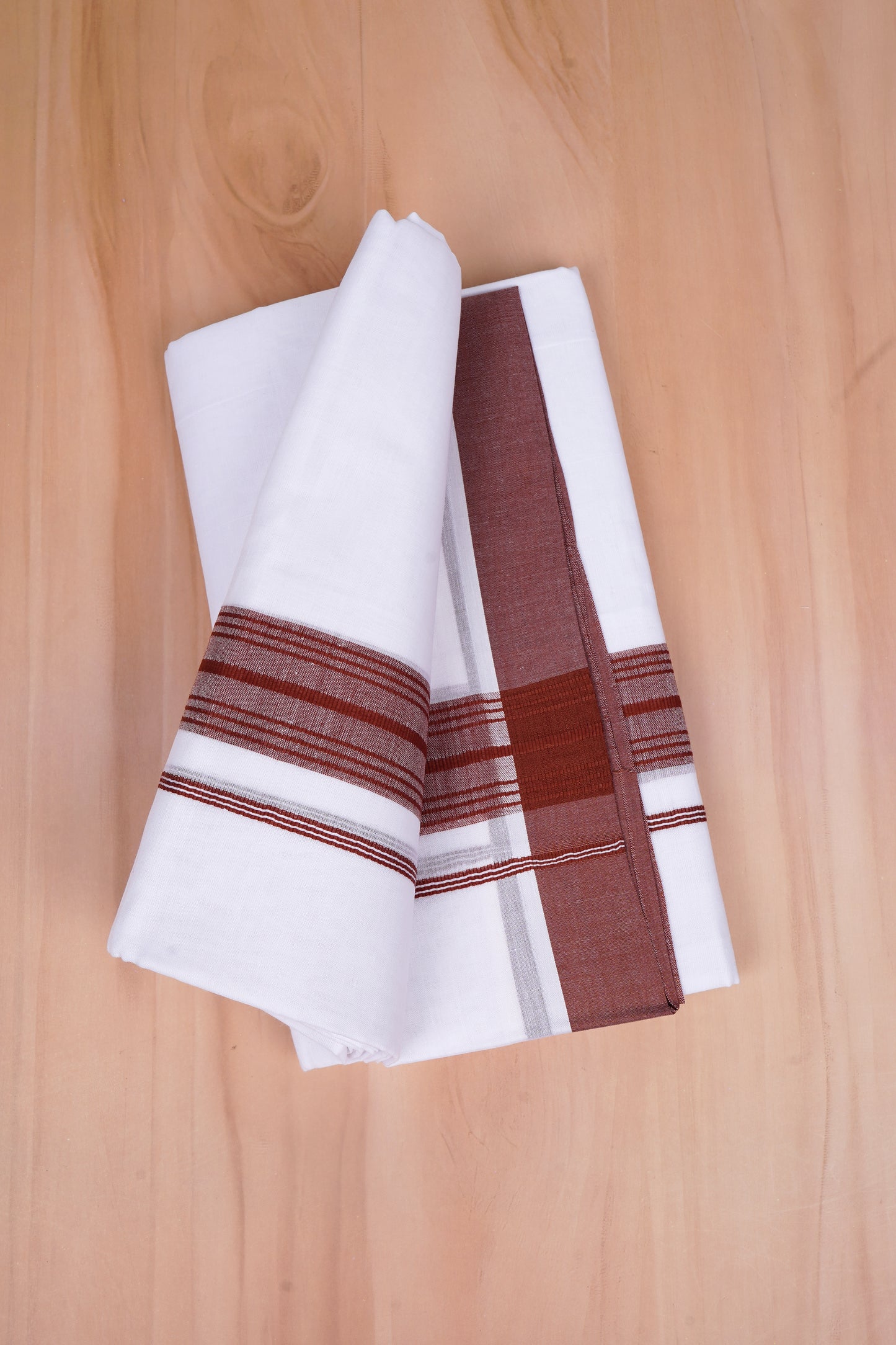 FCD-429 W/D DHOTI 3.80 MTR- Brown