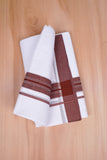 FCD-429 W/D DHOTI 3.80 MTR- Brown