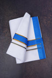 FD-200 W/D DHOTI 3.80 MTR-Blue