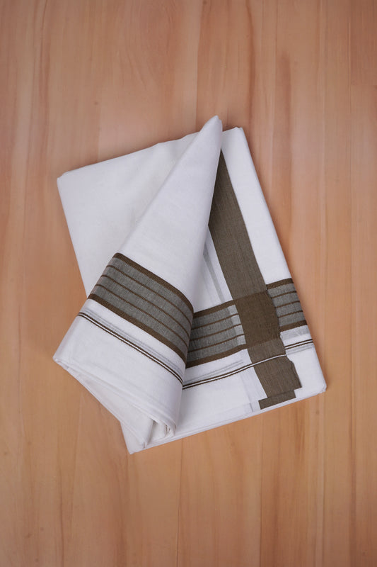 FCD-494 W/D DHOTI 3.0 MTR - Dark Brown