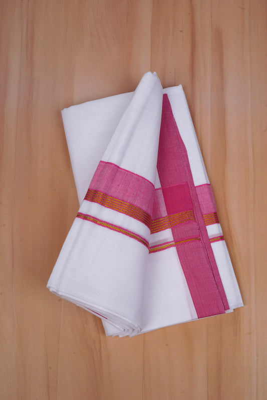 FCD-524 W/D DHOTI 3.80 MTR-Pink
