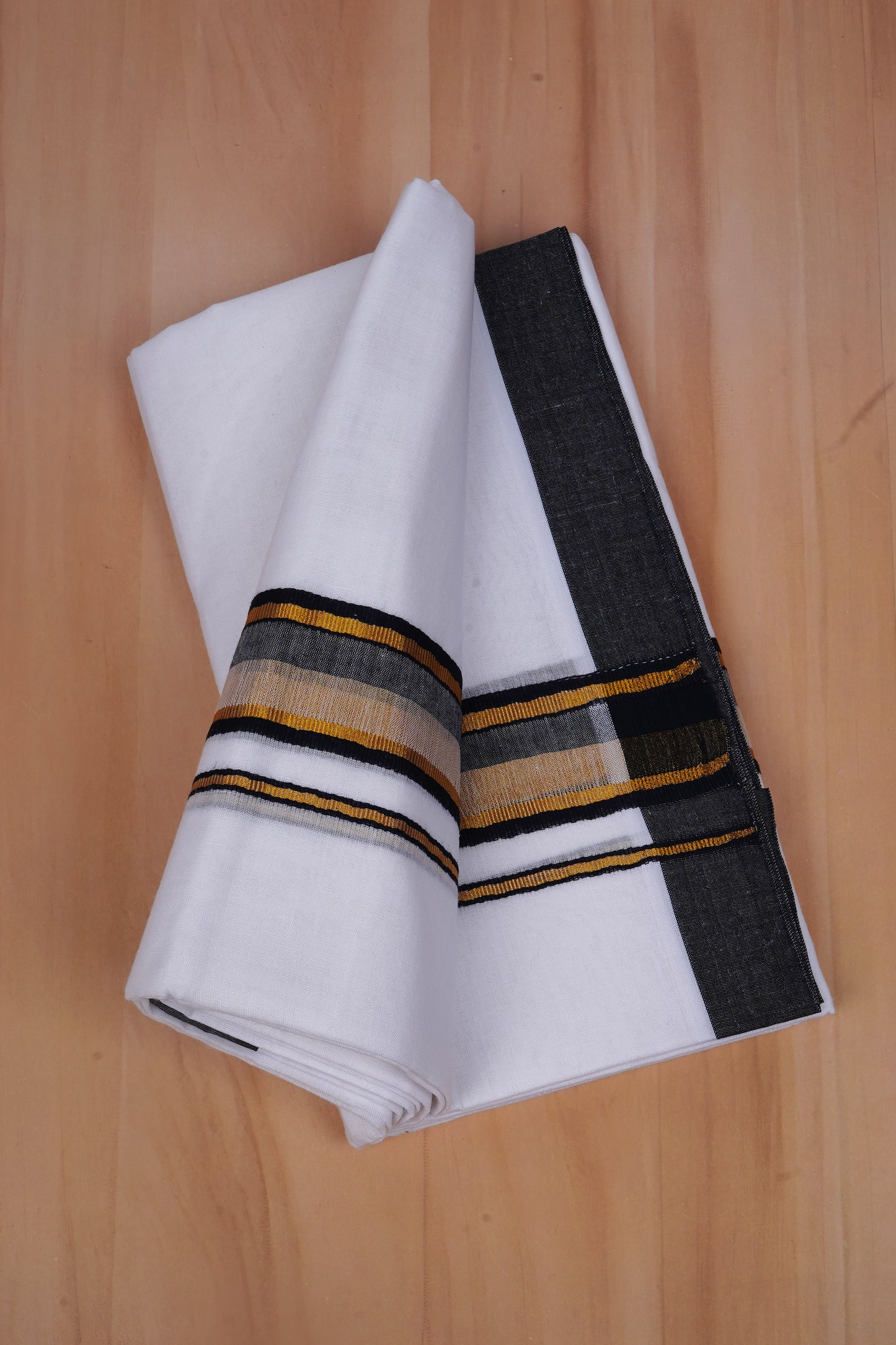 FCD-519 W/D DHOTI 3.80 MTR-Black