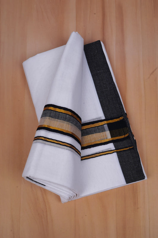 FCD-519 W/D DHOTI 3.80 MTR-Black