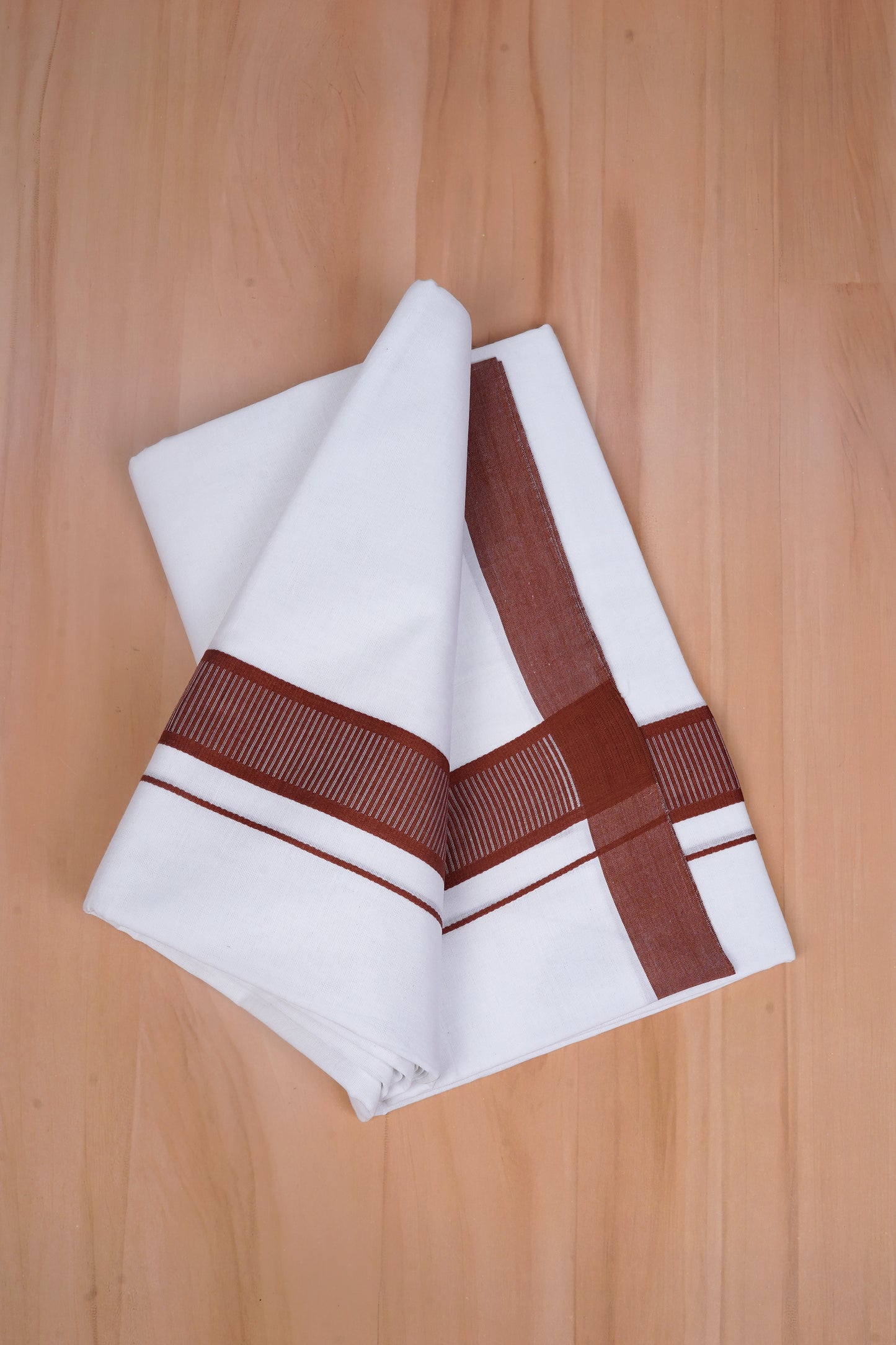 FCD-601 W/D DHOTI 3.80 MTR - Dark Brown