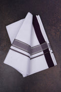 FD-137 W/D DHOTI 3.80 MTR-Light Brown