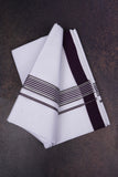 FD-137 W/D DHOTI 3.80 MTR-Light Brown