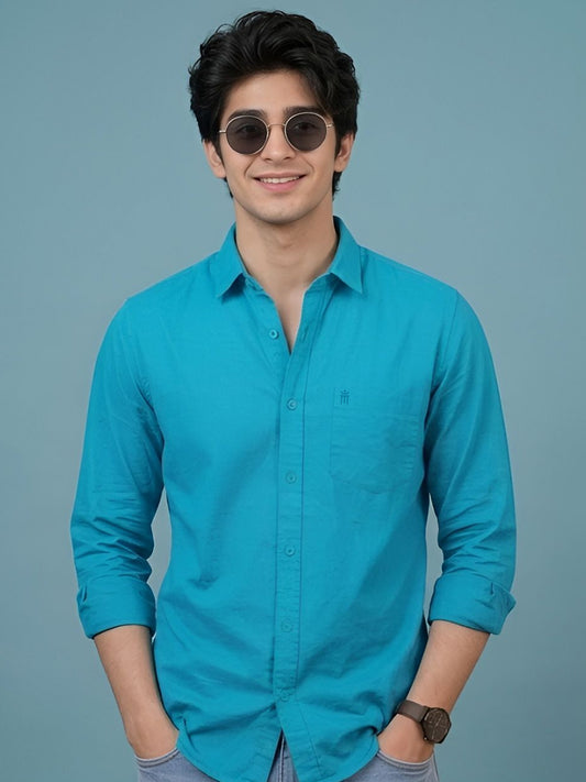 MCR Stain Free Full Sleeve Formal Color Shirt For Men - 68003