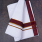 FD-200 W/D DHOTI 3.80 MTR-Dark Maroon