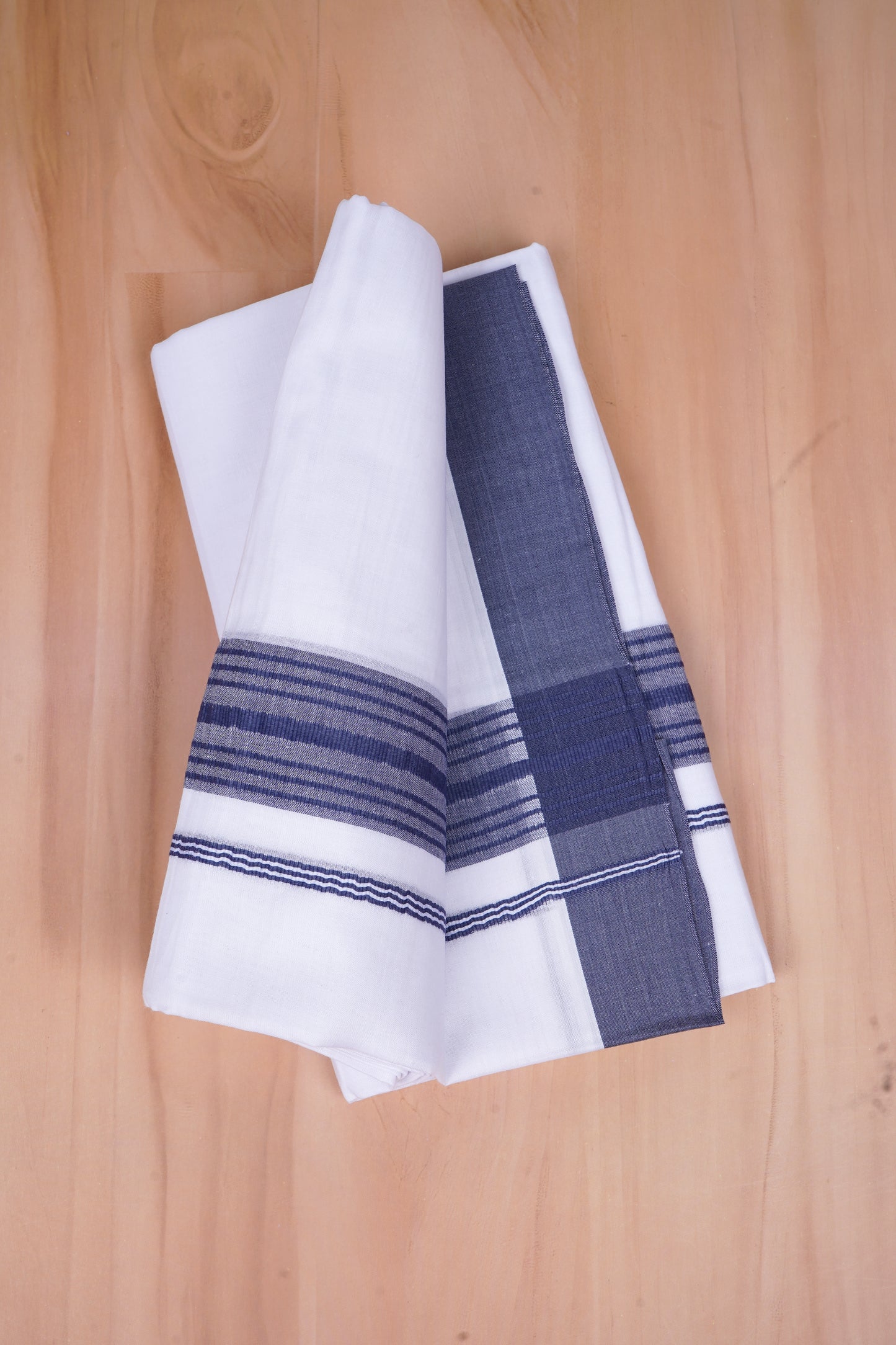 FCD-429 W/D DHOTI 3.80 MTR- Blue