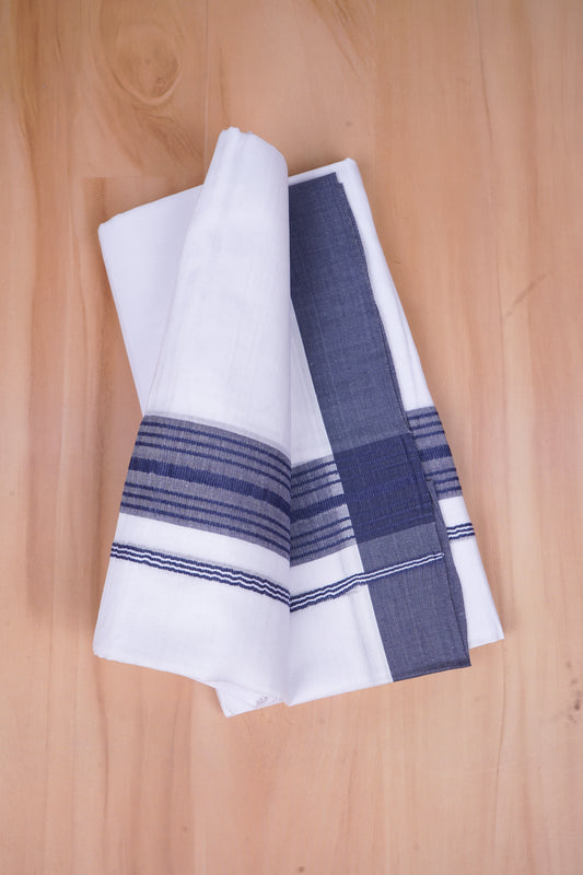 FCD-429 W/D DHOTI 3.80 MTR- Blue