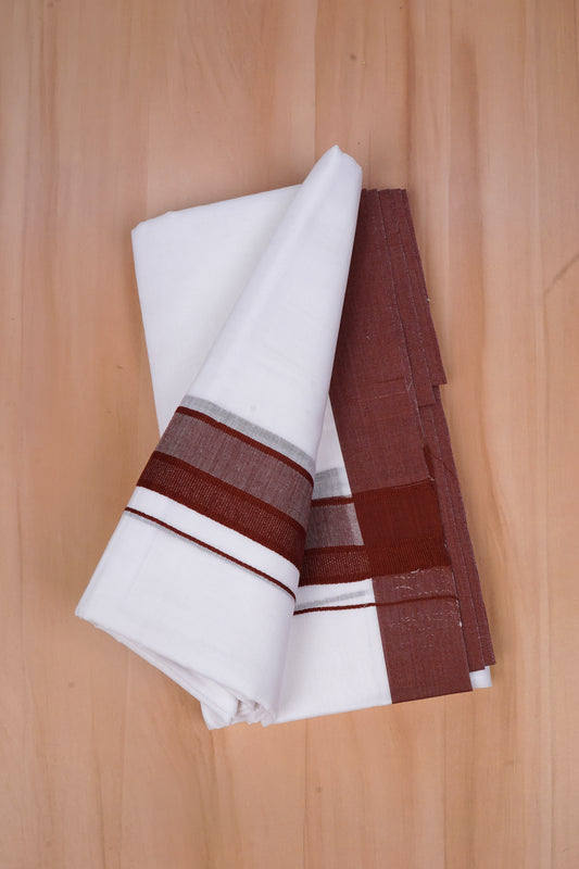 FCD-395 W/D DHOTI 3.80 MTR - Brown
