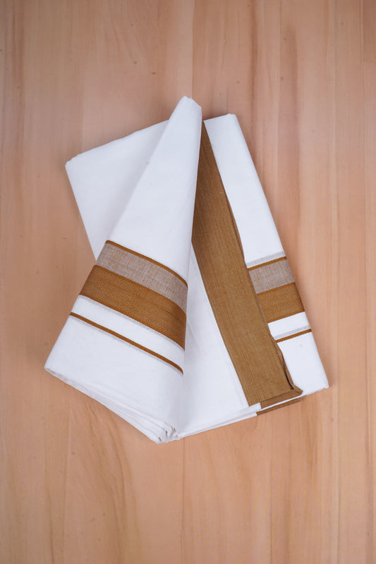 FCD-417 W/D DHOTI 3.80 MTR - Gold yellow