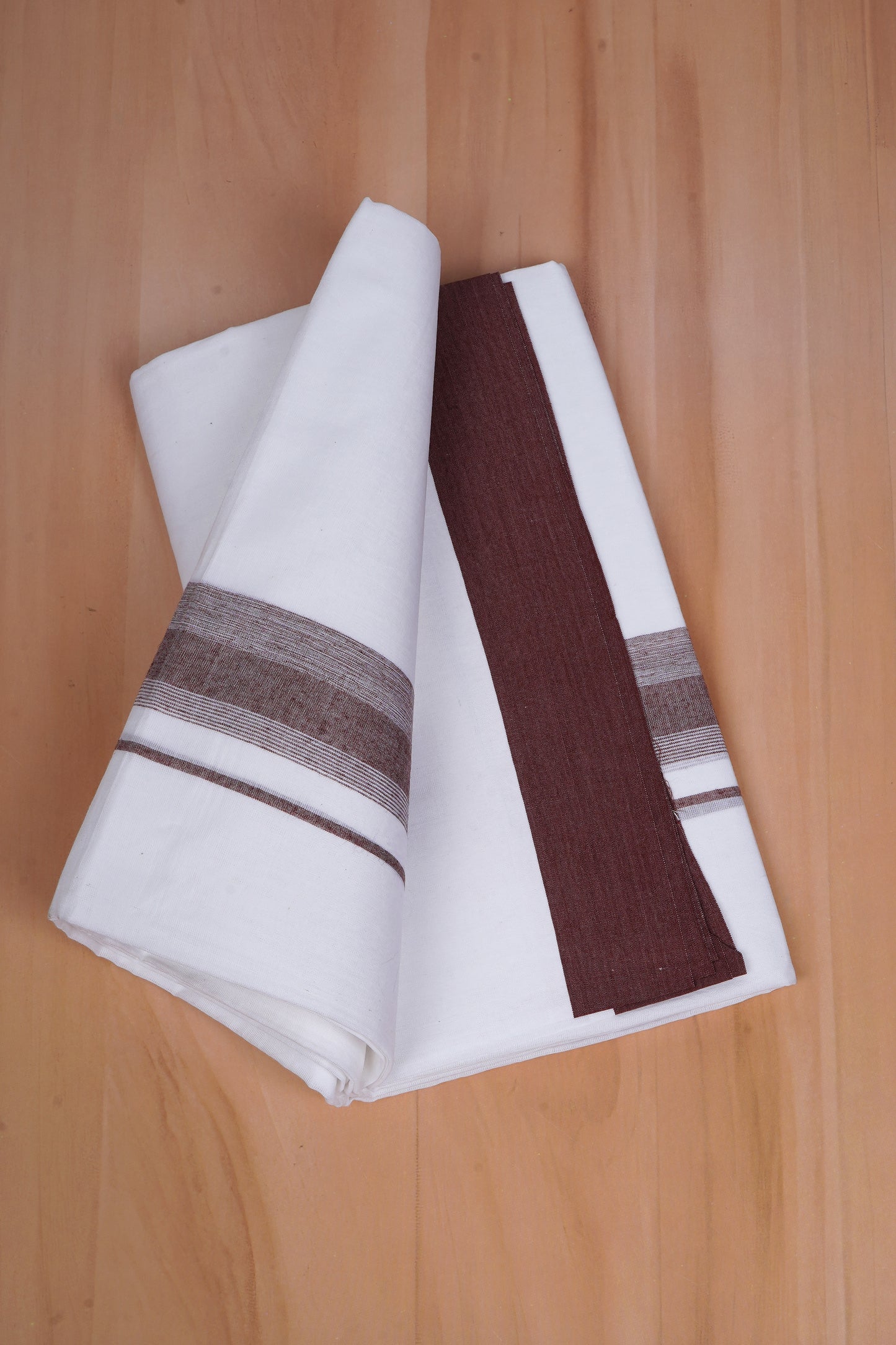 FCD-611 W/D DHOTI 3.80 MTR - Brown