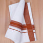FCD-523 W/D DHOTI 3.80 MTR-Dark Brown