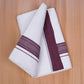 FCD-621 W/D DHOTI 3.80 MTR - Red
