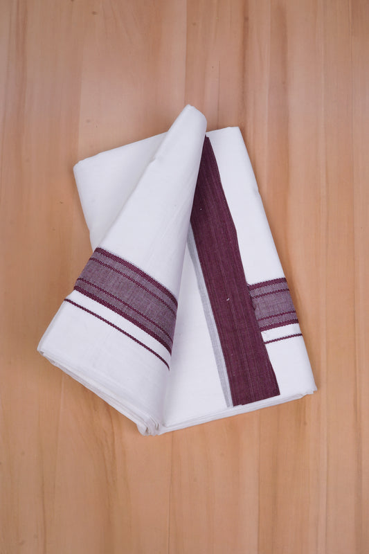 FCD-621 W/D DHOTI 3.80 MTR - Red
