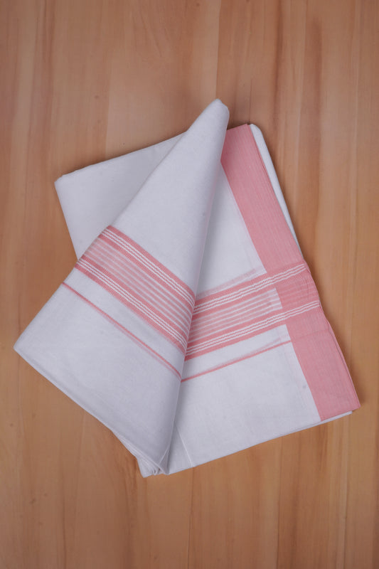 FCD-576 W/D DHOTI 3.80 MTR - Light Pink