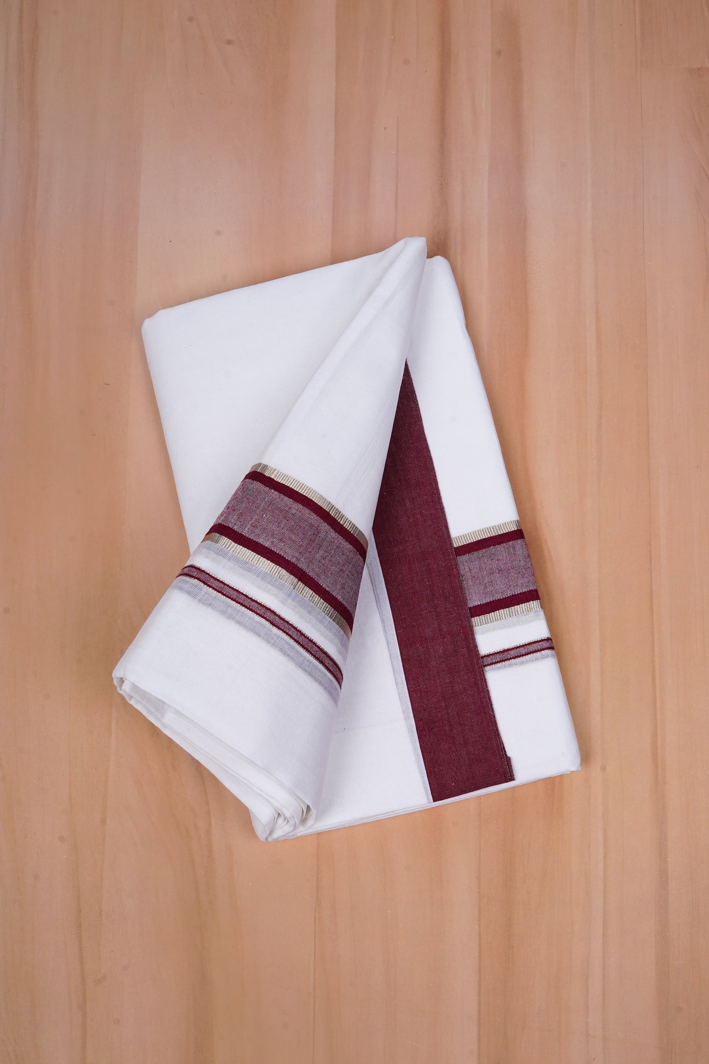 FCD-409 W/D DHOTI 3.80 MTR - Maroon