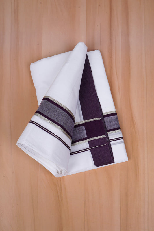FCD-409 W/D DHOTI 3.80 MTR - Maroon