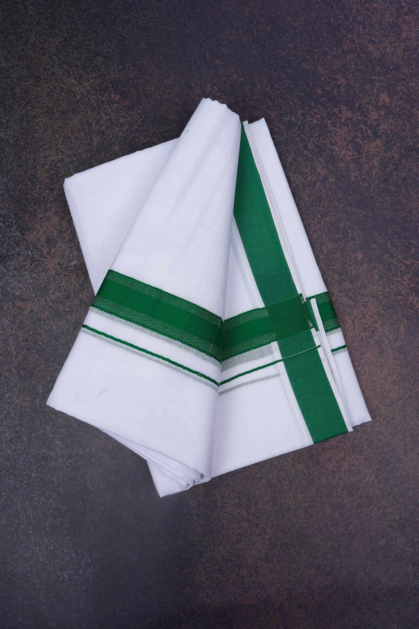 FD-177 W/D DHOTI 3.80 MTR-Dark Green