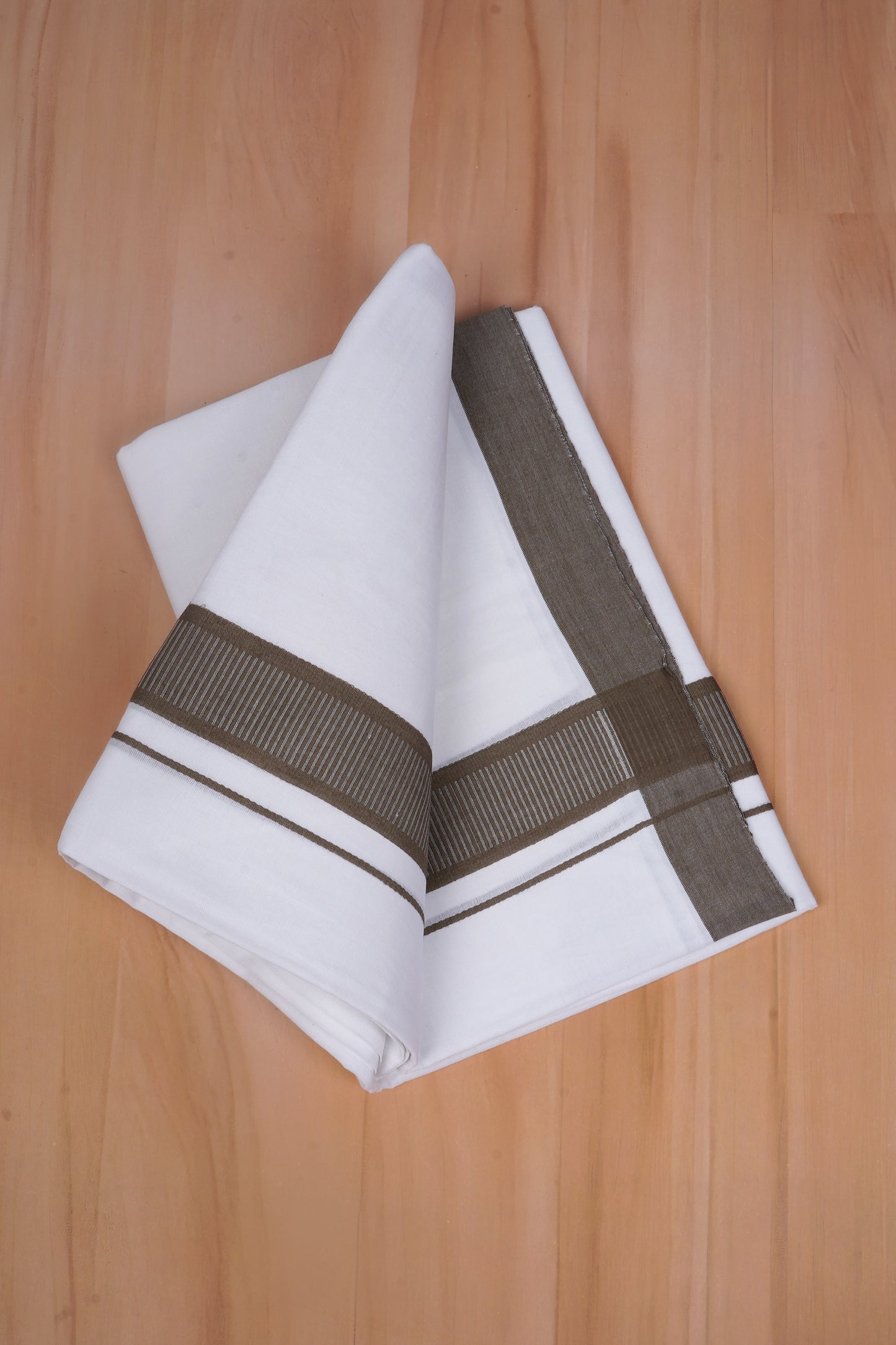 FCD-601 W/D DHOTI 3.80 MTR - Dark Brown
