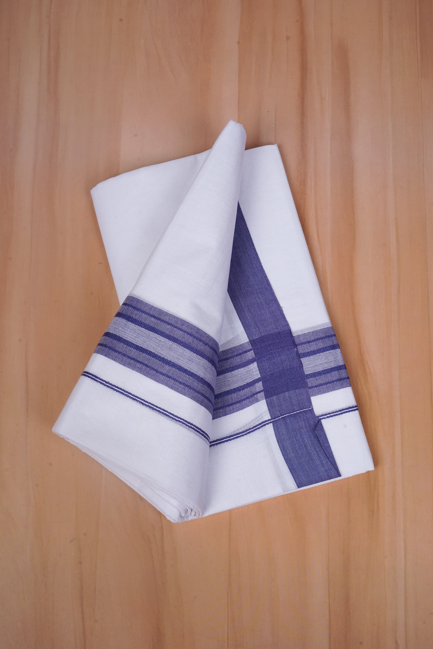 FCD-617 W/D DHOTI 3.80 MTR - Blue