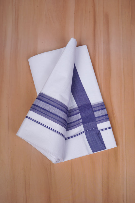 FCD-617 W/D DHOTI 3.80 MTR - Blue