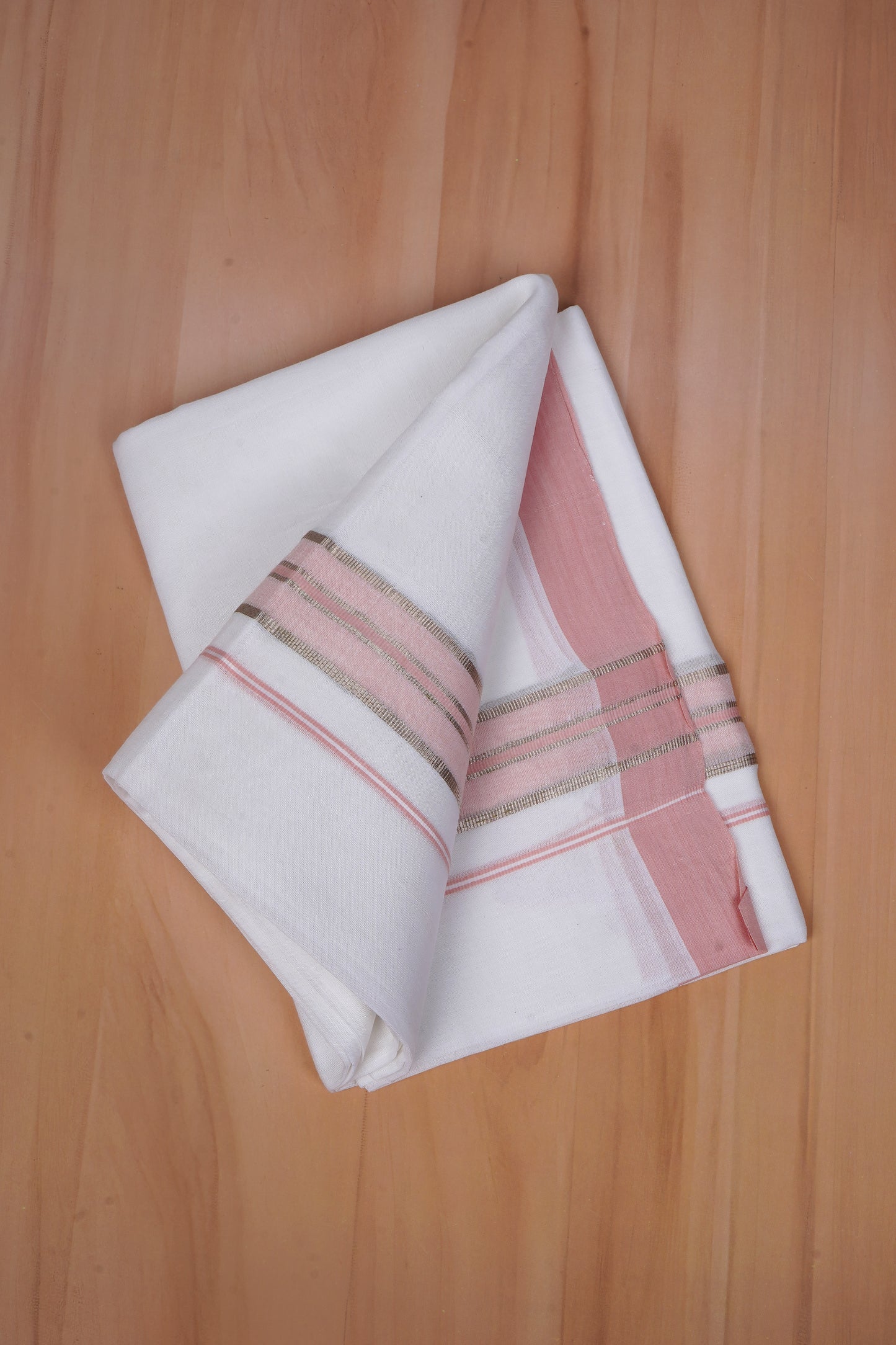 FCD-477 W/D DHOTI 3.80 MTR - Light Pink