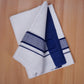 FCD-568 W/D DHOTI 3.80 MTR - Blue