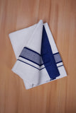 FCD-568 W/D DHOTI 3.80 MTR - Blue