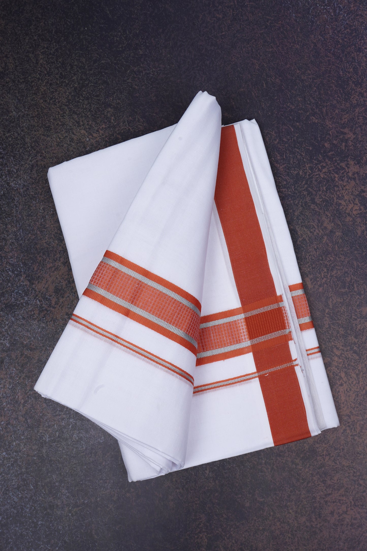 FD-167 W/D DHOTI 3.80 MTR-Orange